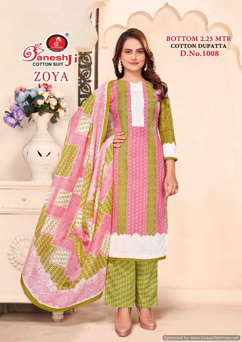 Ganeshji Zoya Vol-1 - Dress Material